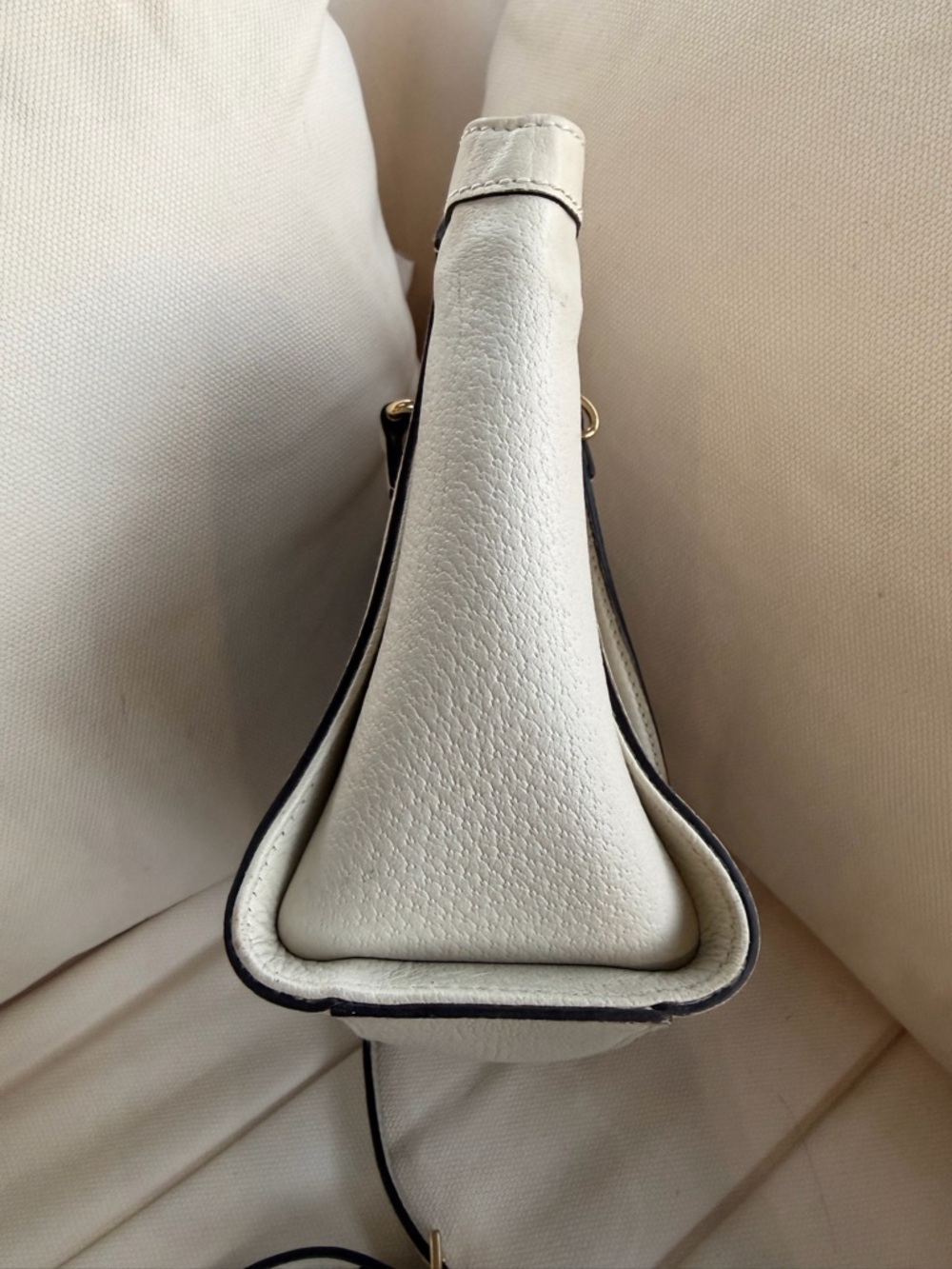 Gucci Ophidia Small Top-Handle Leather Tote with Blue & Red Sherryline - Picture 5 of 11